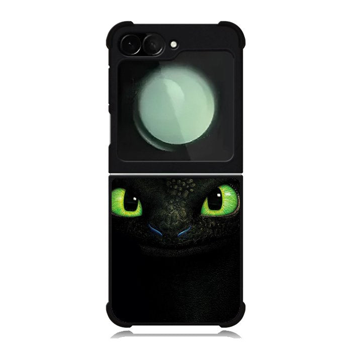 Toothless Green Eyes Samsung Galaxy Z Flip 6 5G 2024 Case OV10946