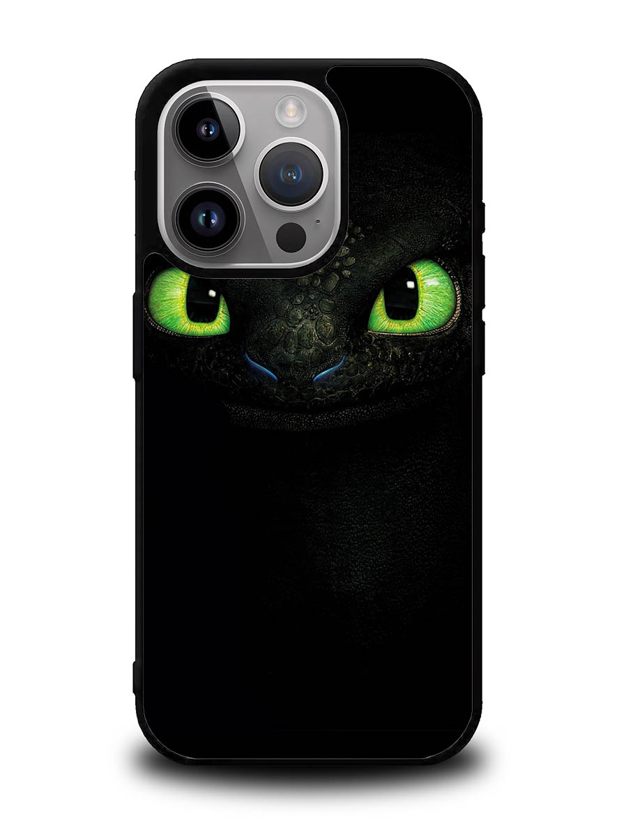 Toothless Green Eyes iPhone 16 Pro Max Case QC10946
