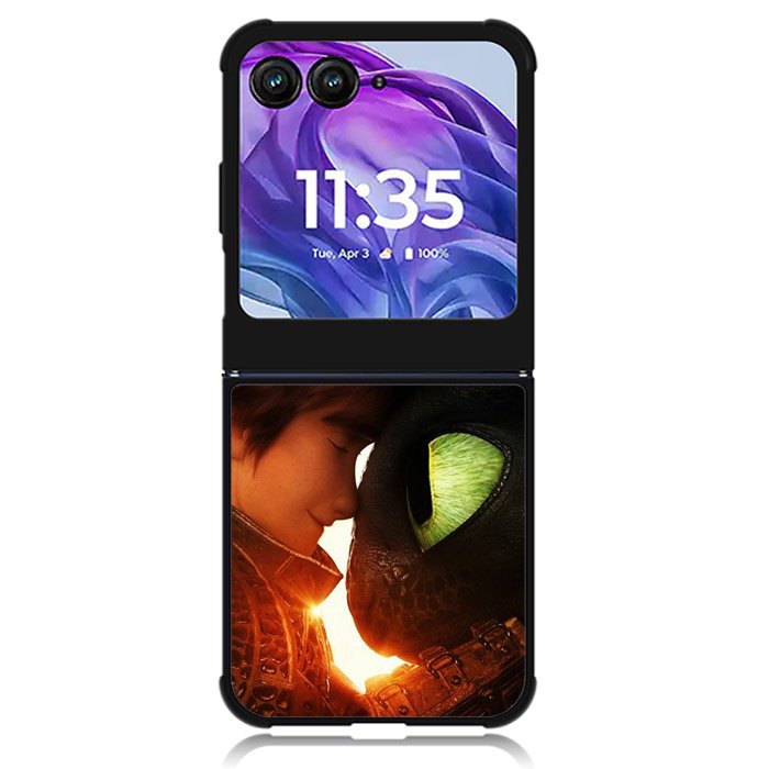 Best Partner Hiccup and Toothless Motorola Moto Razr Plus 2024 , Moto Razr+ 2024 Case OV11159
