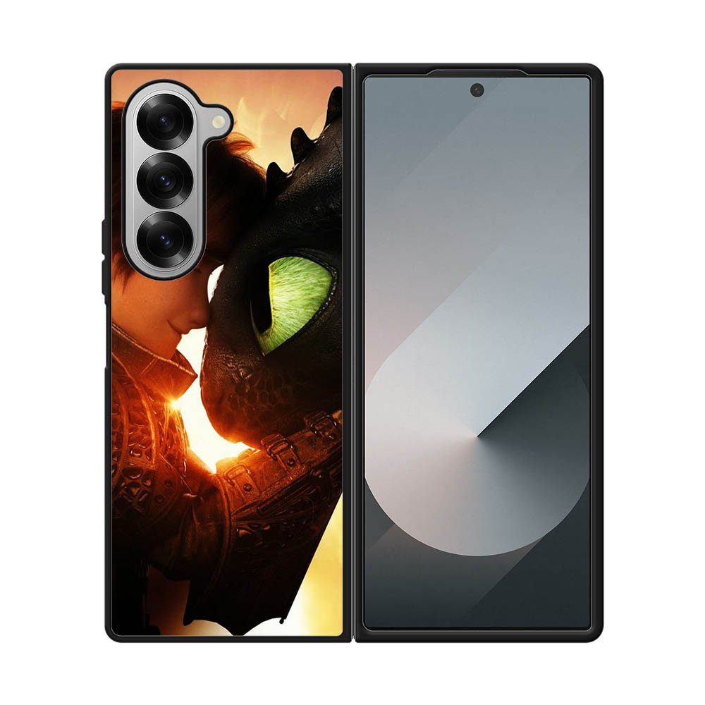 Best Partner Hiccup and Toothless Samsung Galaxy Z Fold 7 5G Case QC11159