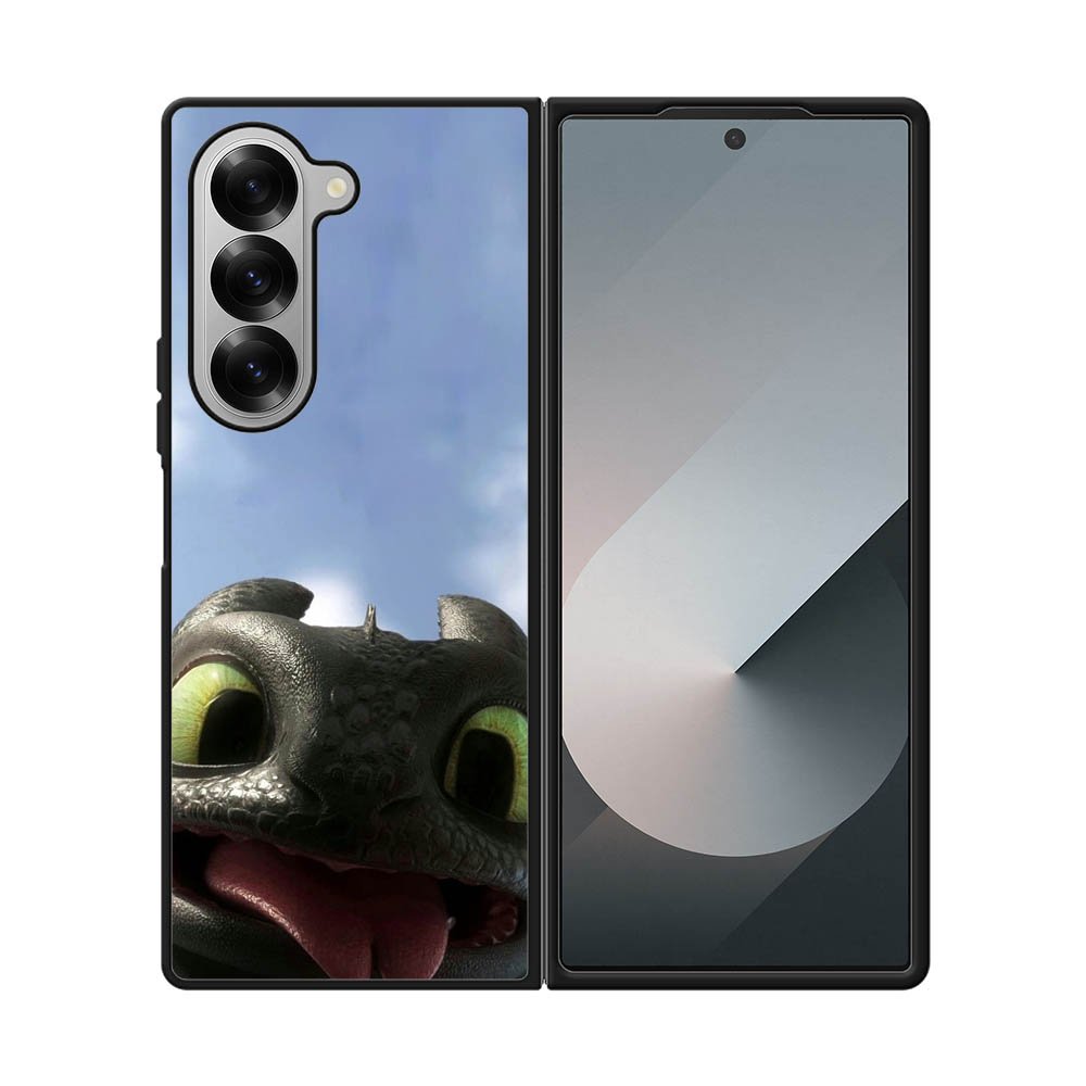 Crazy Face Toothless Samsung Galaxy Z Fold 7 5G Case OV11059
