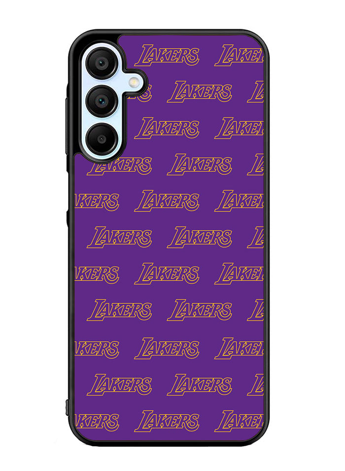 Lakers Pattern LA Samsung Galaxy A35 5G Case OV10887