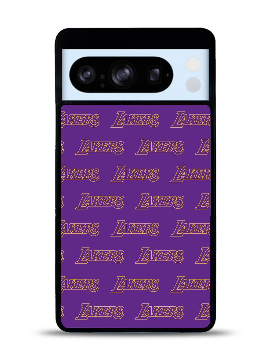 Lakers Pattern LA Google Pixel 8 Pro Case QC10887