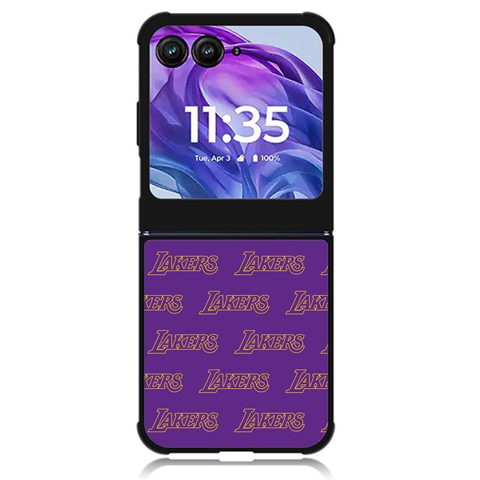 Lakers Pattern LA Motorola Moto Razr Plus 2024 , Moto Razr+ 2024 Case OV10887