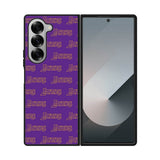 Lakers Pattern LA Samsung Galaxy Z Fold 7 5G Case QC10887