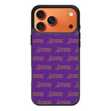 Lakers Pattern LA iPhone 17 Pro Max Case QC10887
