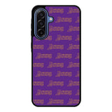 Lakers Pattern LA Samsung Galaxy A17 Case QC10887