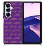 Lakers Pattern LA Samsung Galaxy Z Fold 7 Case OV10887