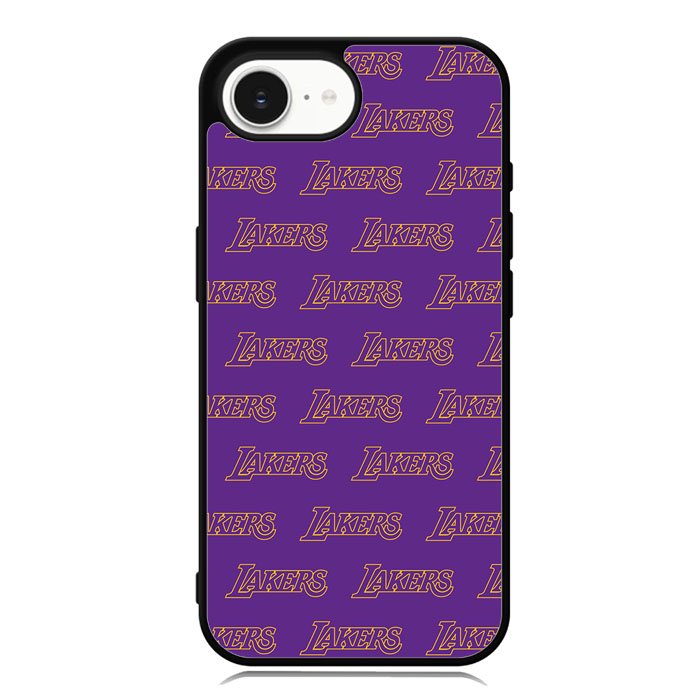 Lakers Pattern LA iPhone 16e Case OV10887