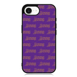 Lakers Pattern LA iPhone 16e Case OV10887