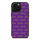 Lakers Pattern LA iPhone 16 Pro Max Case OV10887