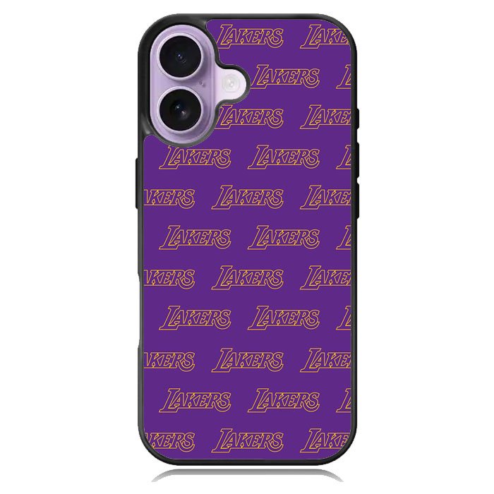 Lakers Pattern LA iPhone 17 Case OV10887