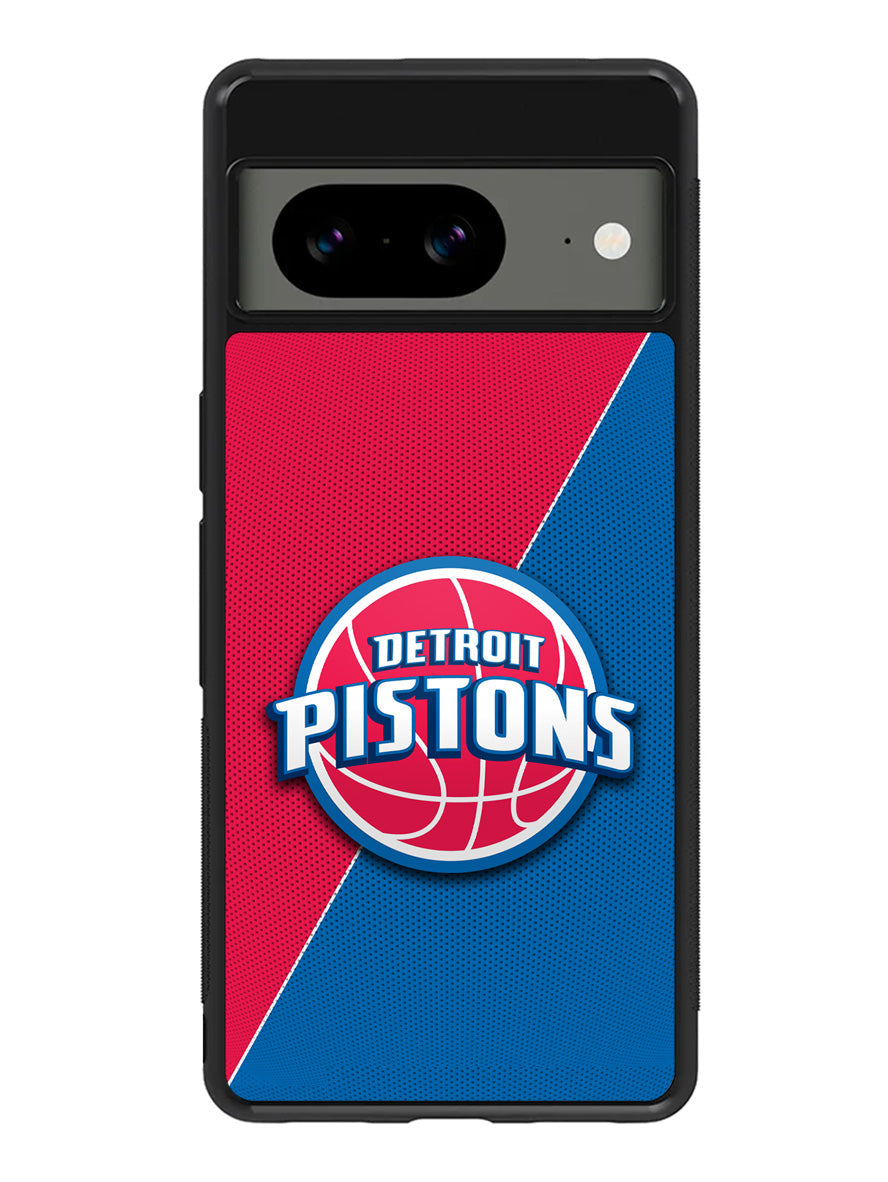 Red Blue Detroit Pistons Google Pixel 8 Case QC10804