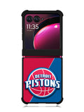 Red Blue Detroit Pistons Motorola Moto Razr Plus 2023 , Moto Razr+ 2023 Case OV10804