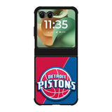 Red Blue Detroit Pistons Motorola Moto RAZR 2025 Case OV10804