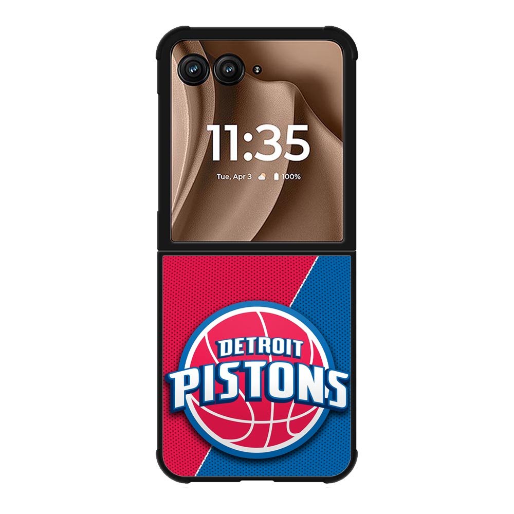 Red Blue Detroit Pistons Motorola Moto RAZR Plus 2025 Case OV10804