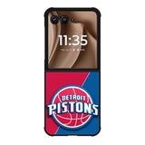 Red Blue Detroit Pistons Motorola Moto RAZR Plus 2025 Case OV10804