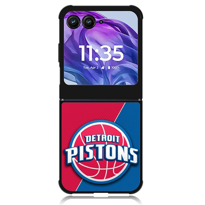 Red Blue Detroit Pistons Motorola Moto Razr Plus 2024 , Moto Razr+ 2024 Case OV10804
