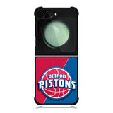 Red Blue Detroit Pistons Samsung Galaxy Z Flip 6 5G 2024 Case OV10804