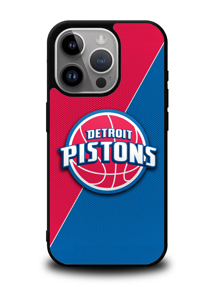 Red Blue Detroit Pistons iPhone 16 Pro Max Case OV10804