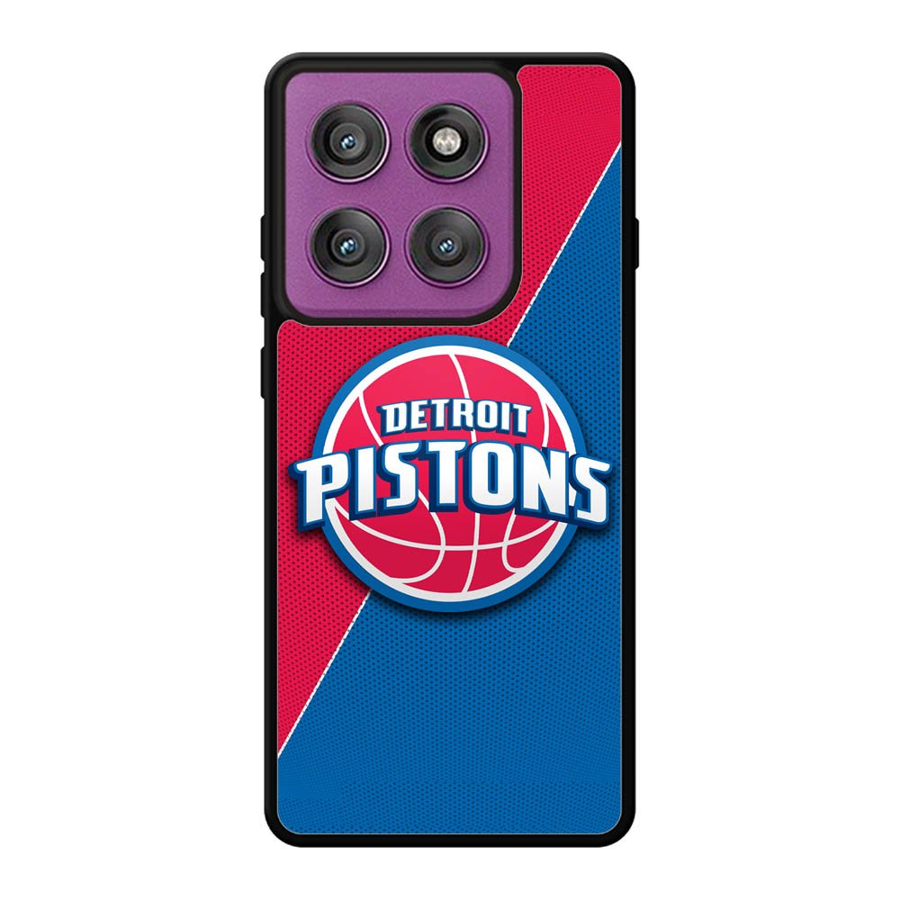 Red Blue Detroit Pistons Motorola Moto Edge 60 Pro Case OV10804