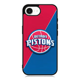 Red Blue Detroit Pistons iPhone 16e Case OV10804