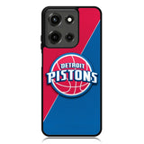 Red Blue Detroit Pistons Motorola Moto G 5G 2025 Case OV10804