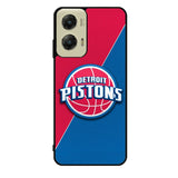 Red Blue Detroit Pistons Motorola Moto G Stylus 5G 2024 Case OV10804