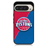 Red Blue Detroit Pistons Google Pixel 10 | Google Pixel 10 Pro Case RC10804
