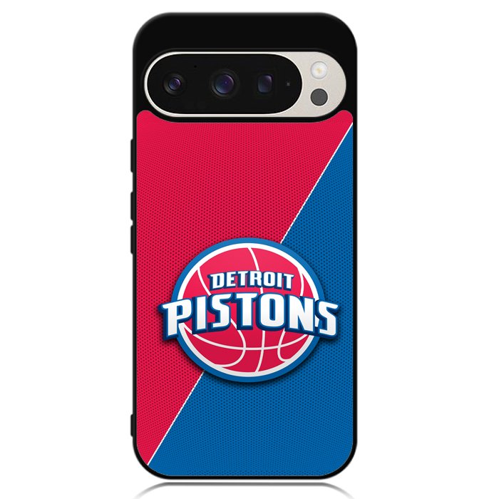 Red Blue Detroit Pistons Google Pixel 9 Pro XL Case OV10804