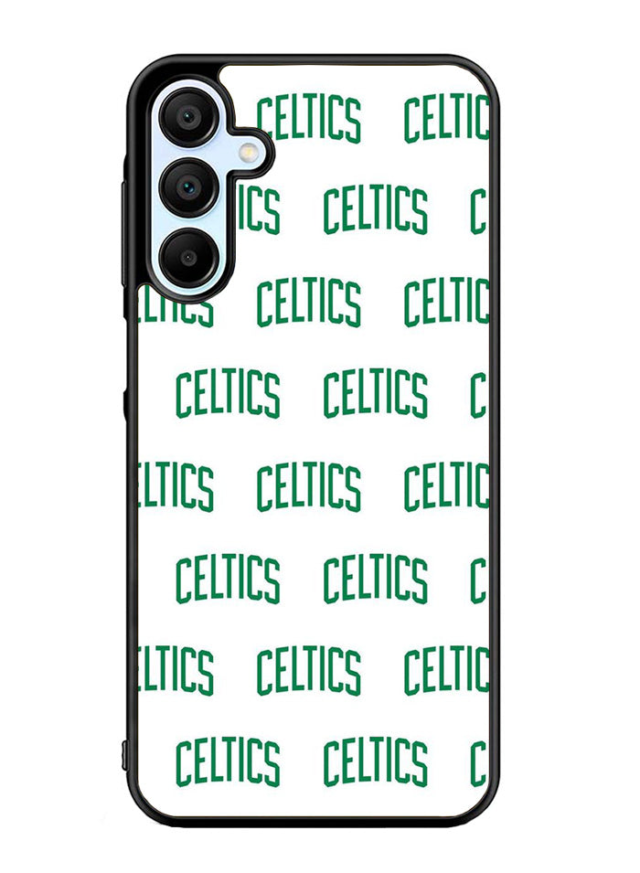Celtics Pattern Logo Samsung Galaxy A35 5G Case OV10917