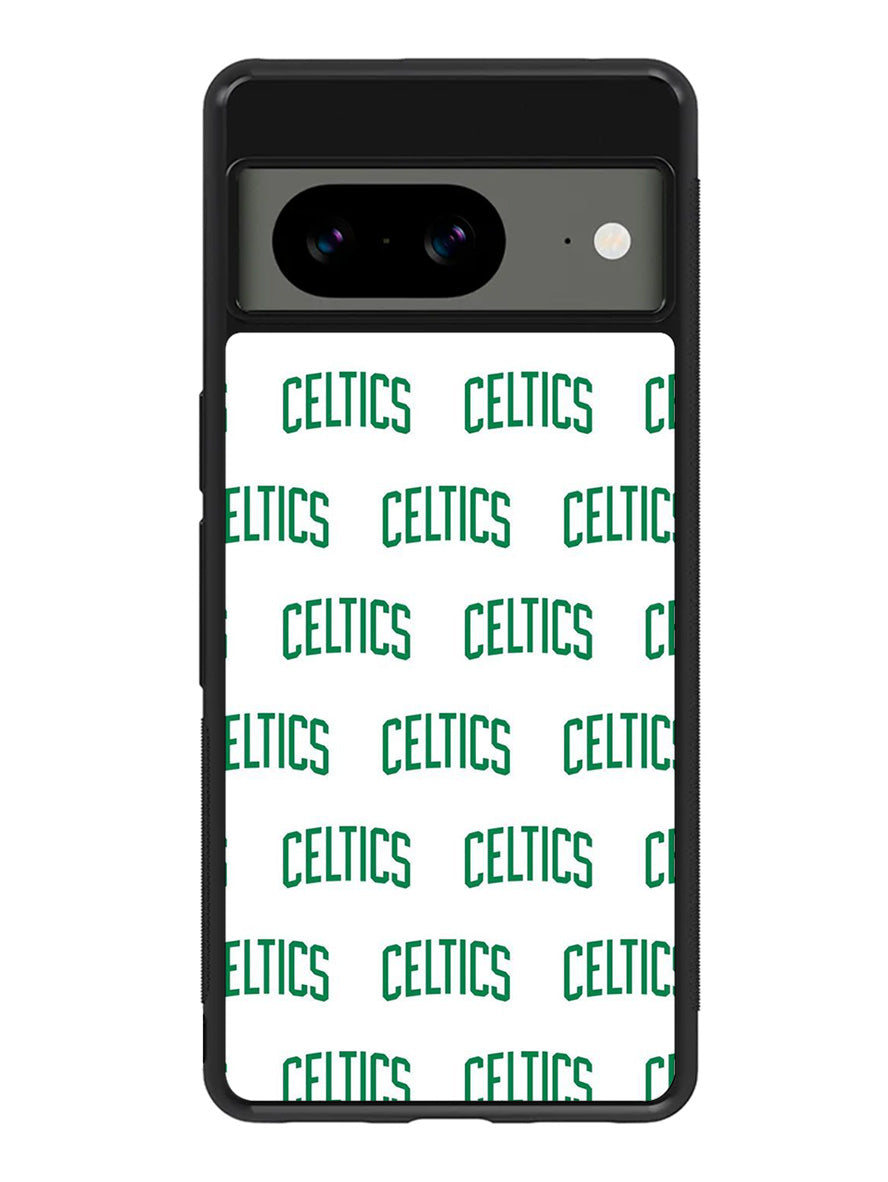 Celtics Pattern Logo Google Pixel 8 Case QC10917