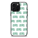 Celtics Pattern Logo iPhone 16 Pro Max Case OV10917