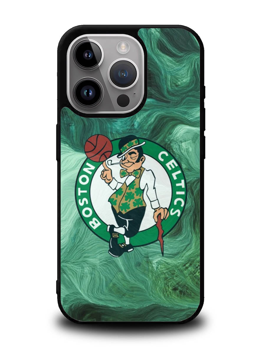 Marble Boston Celtics iPhone 14 Pro Max Case QC10894