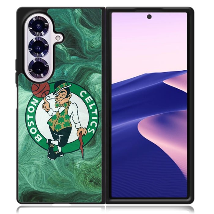 Marble Boston Celtics Samsung Galaxy Z Fold 7 Case OV10894