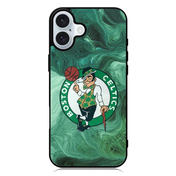 Marble Boston Celtics iPhone 16 Case QC10894