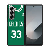 Celtics 33 Jersey Samsung Galaxy Z Fold 7 5G Case QC10915