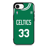 Celtics 33 Jersey iPhone 16e Case OV10915