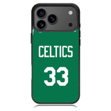 Celtics 33 Jersey iPhone 17 Pro Case RC10915