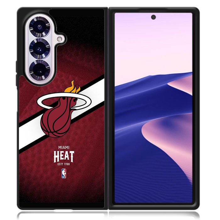 Miami Heat NBA Samsung Galaxy Z Fold 7 Case OV10768