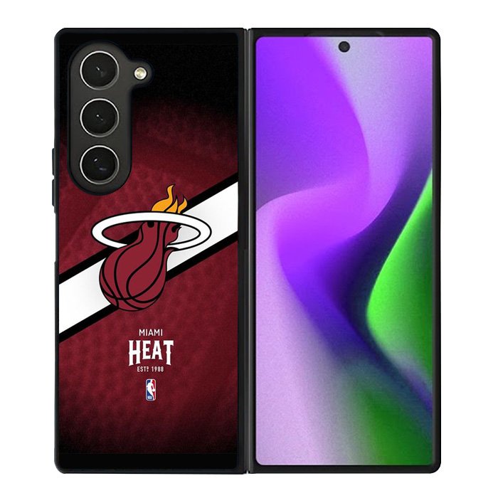 Miami Heat NBA Samsung Galaxy Z Fold 6 5G 2024 Case OV10768