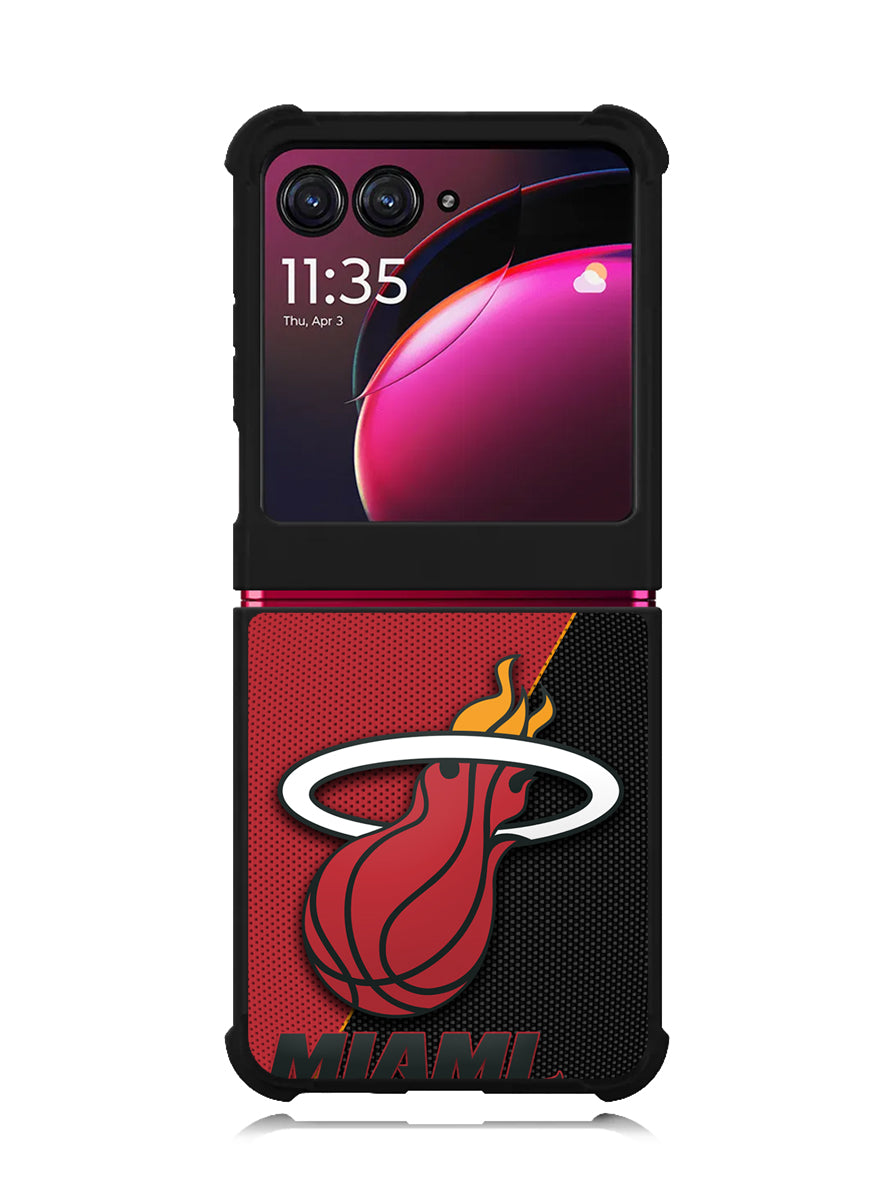 Miami Ball Heat NBA Motorola Moto Razr Plus 2023 , Moto Razr+ 2023 Case OV10767