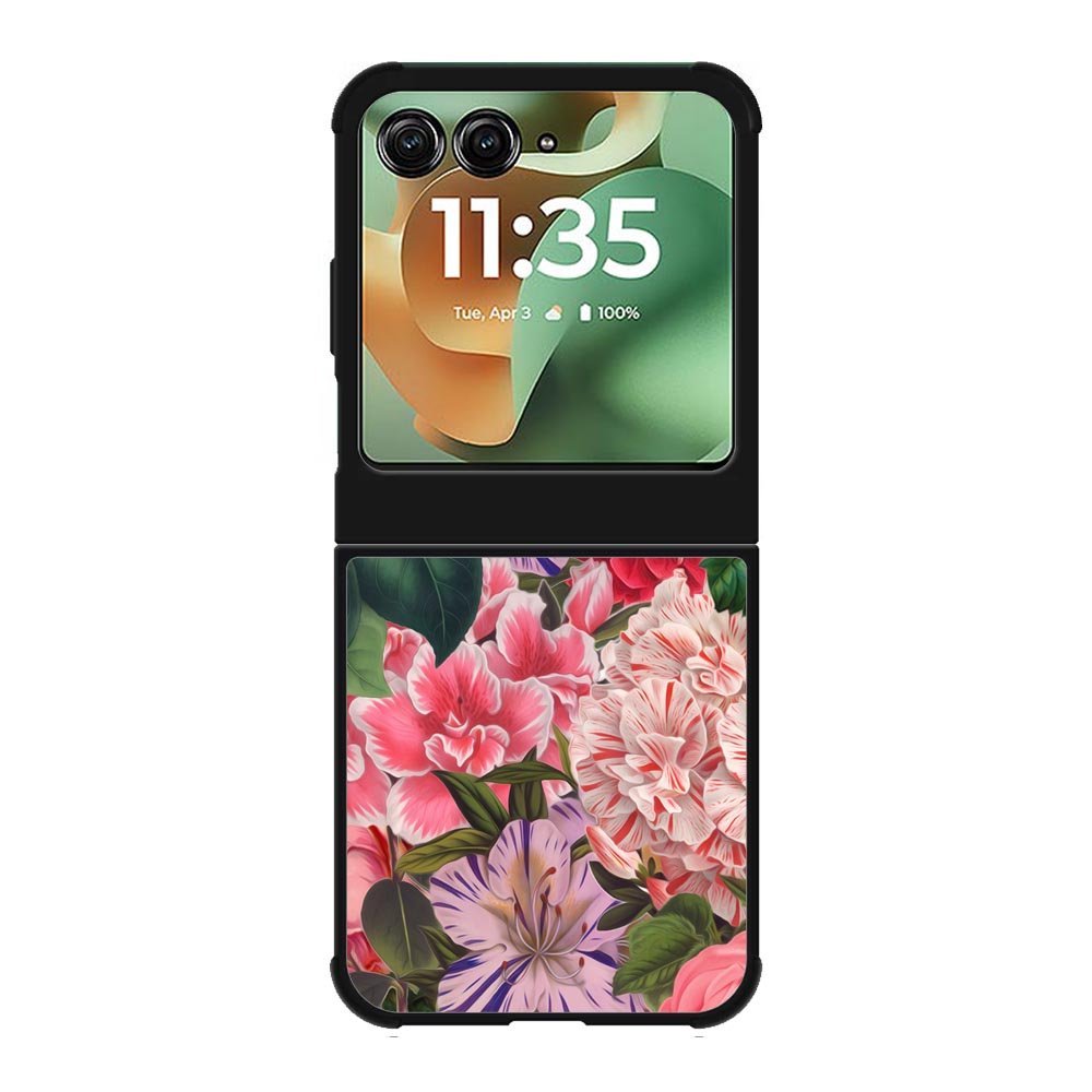 Floral Flower Pattern Motorola Moto RAZR 2025 Case OV10566