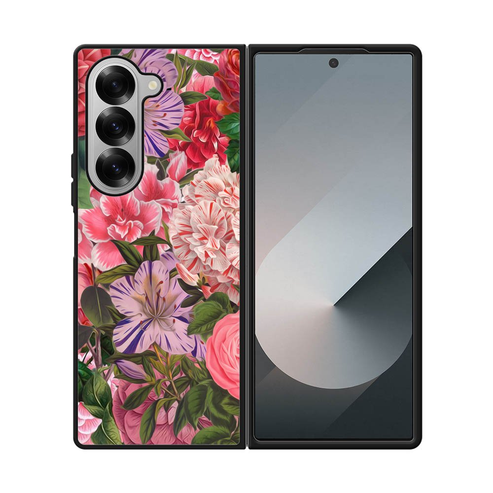 Floral Flower Pattern Samsung Galaxy Z Fold 7 5G Case QC10566