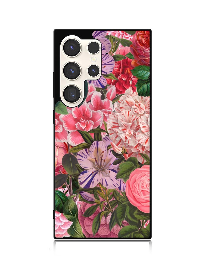 Floral Flower Pattern Samsung Galaxy S25 Ultra 5G Case QC10566