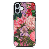 Floral Flower Pattern iPhone 16 Case QC10566