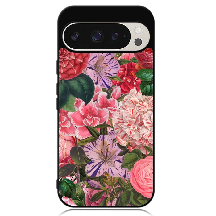 Floral Flower Pattern Google Pixel 9 | Pixel 9 Pro Case OV10566