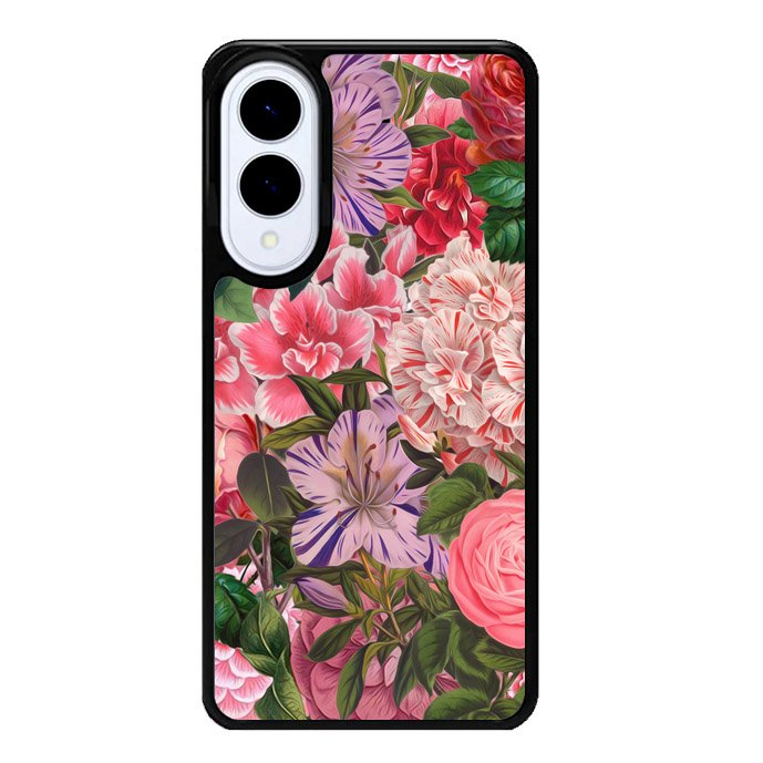 Floral Flower Pattern Samsung Galaxy S25 Edge 5G Case OV10566