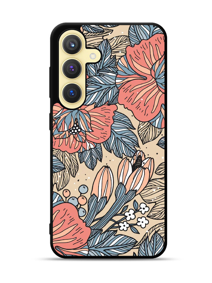 Floral Flower Samsung Galaxy S25 Plus 5G , Samsung Galaxy S25+ 5G Case OV10564