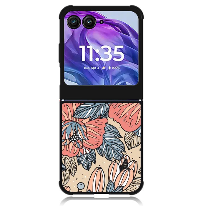 Floral Flower Motorola Moto Razr Plus 2024 , Moto Razr+ 2024 Case OV10564